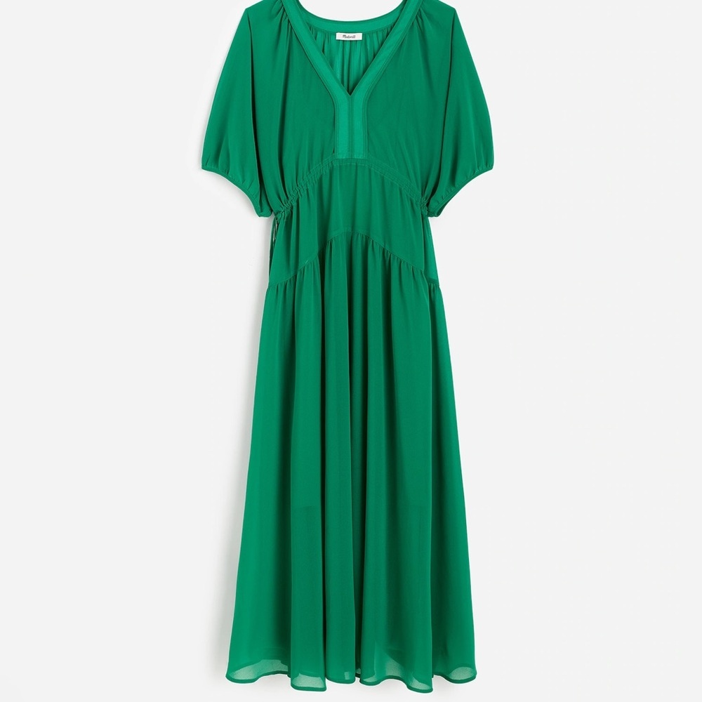 Madewell Sheer V-Neck Dolman Maxi‎ Dress